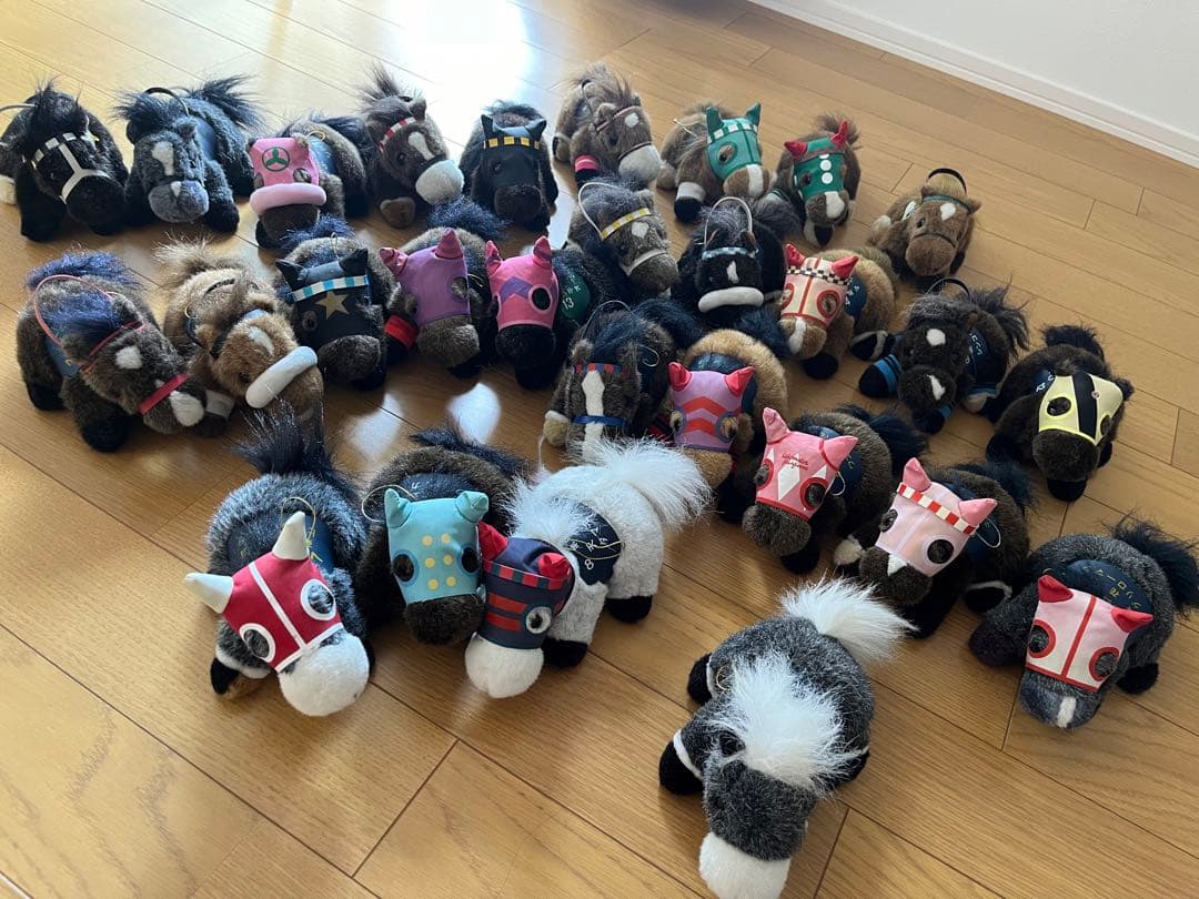 競走馬のぬいぐるみ　AVANTI 28頭セット