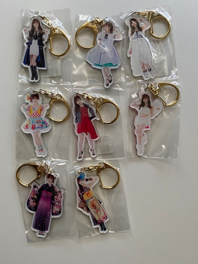 山本彩　アクリルキーホルダー　8点まとめ売り