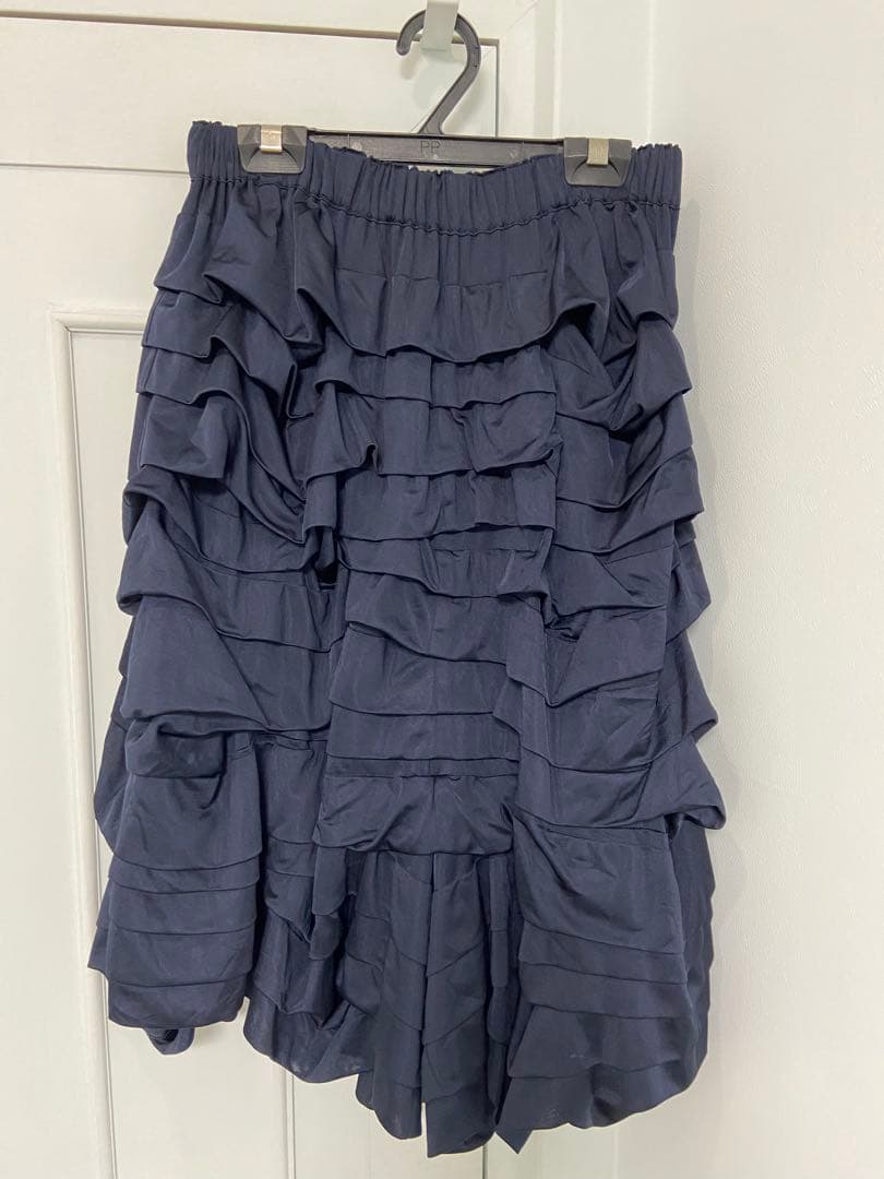 COMME des GARCONS コムコム　ティアードフリルサルエルパンツ