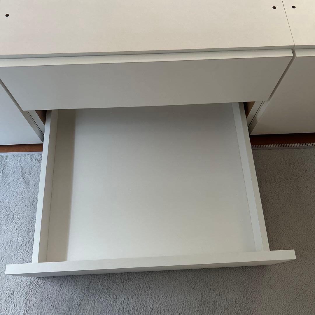 本日限定お値下げ　送料込　ニトリ　大容量収納　シングルベッドフレーム ホワイト