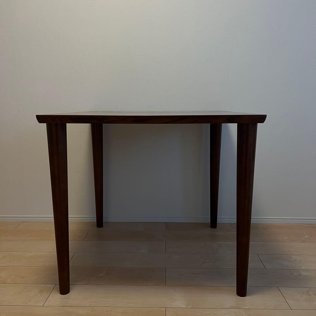 カリモク60 + ダイニングテーブル　800 2人用　ウォルナット