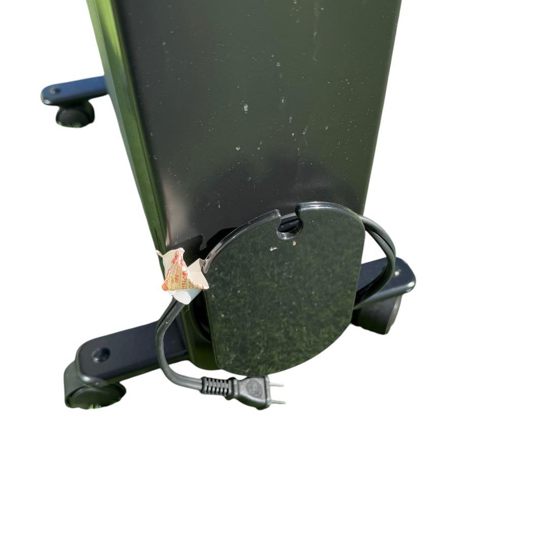 山善 オイルレスヒーター 1200W ブラック DOL-J121 暖房 暖房器具