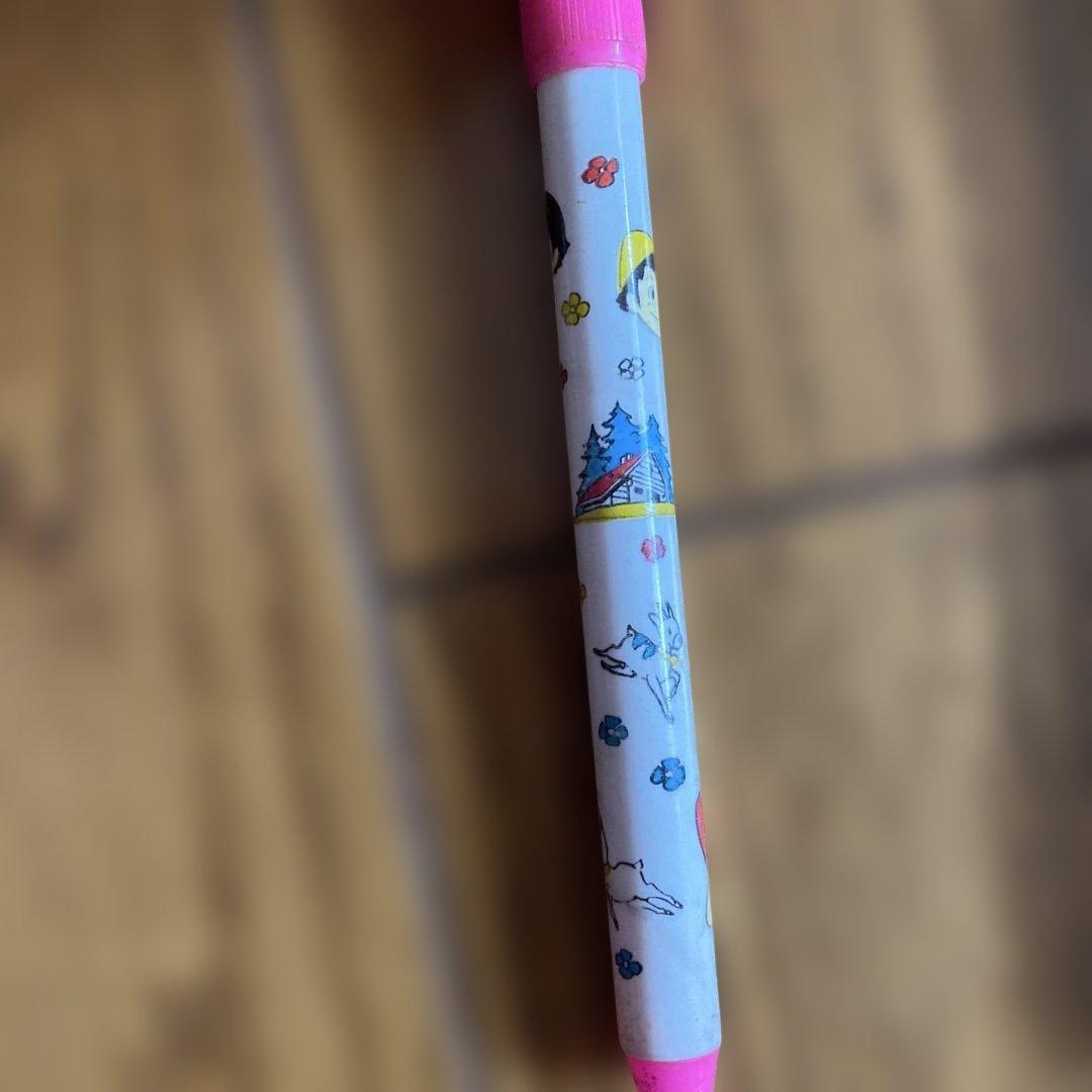 レトロ　アルプスの少女ハイジ　マーカーセット（ピンク・グリーン）