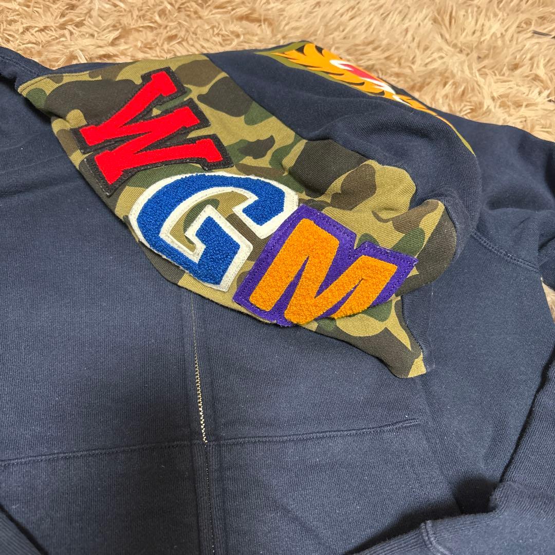 A Bathing Ape カモフラージュフード パーカー M