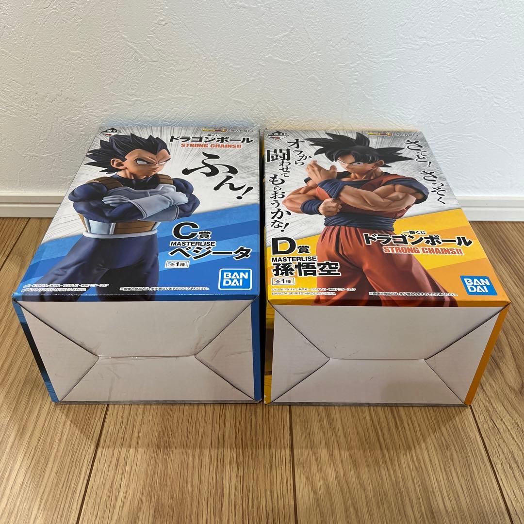 ドラゴンボール　一番くじ　フィギュア　孫悟空　ベジータ