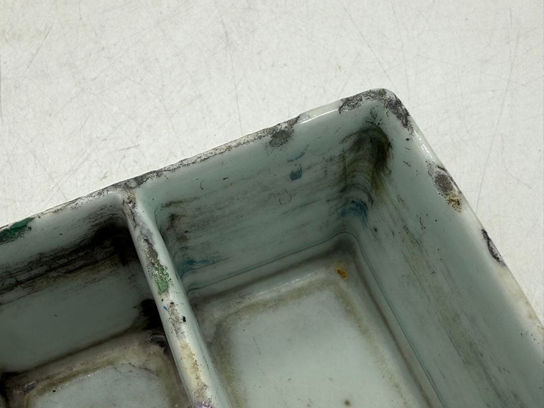 中国　民国期　粉彩　水滴　庚申年馬豊泰作　送料込み251119