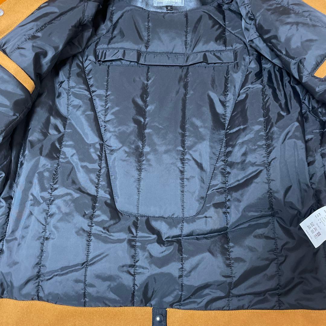 ブラウン シングルライダースジャケット