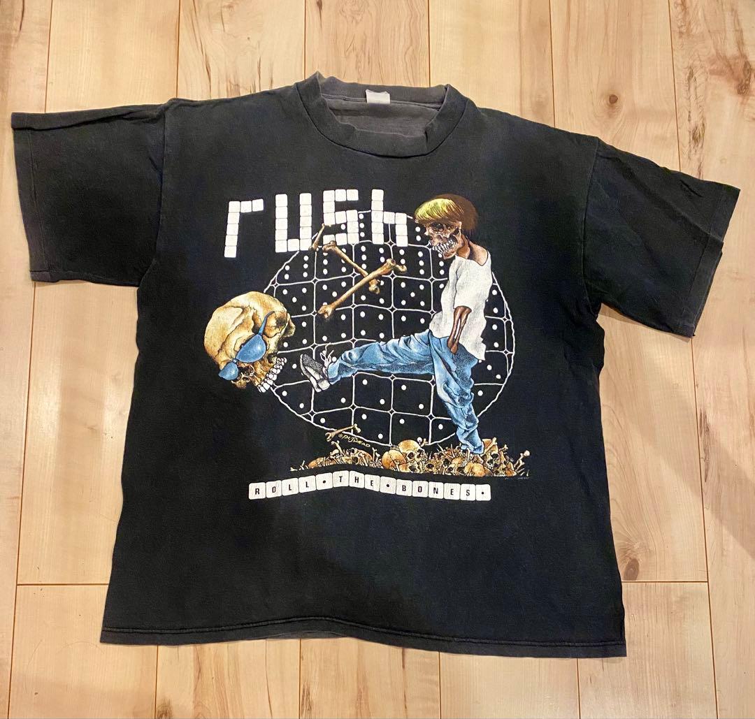 【90s】RUSH ROLL THE BONES ヴィンテージ Ｔシャツ