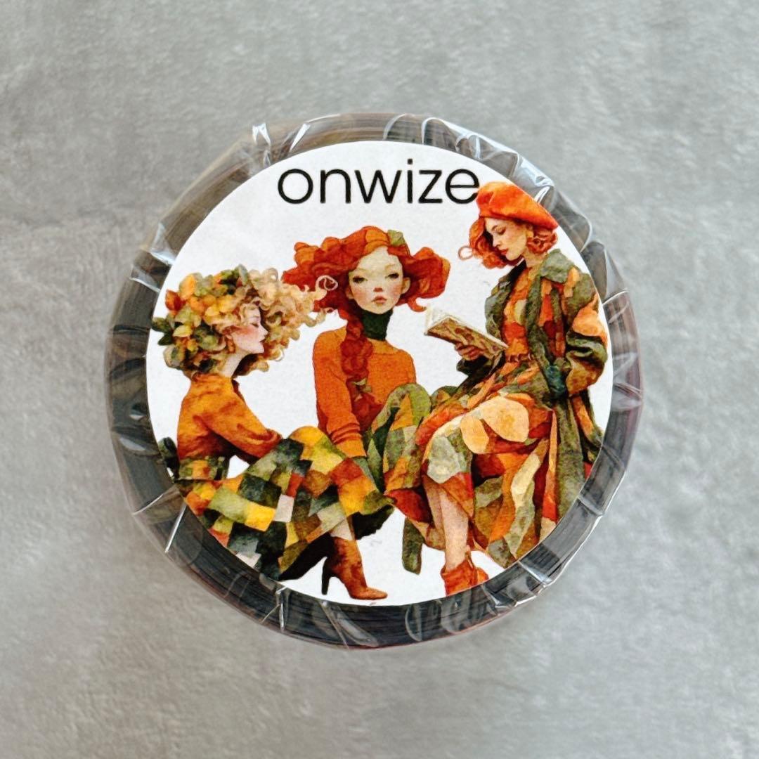 onwize 海外マスキングテープ　マステ 【2607】