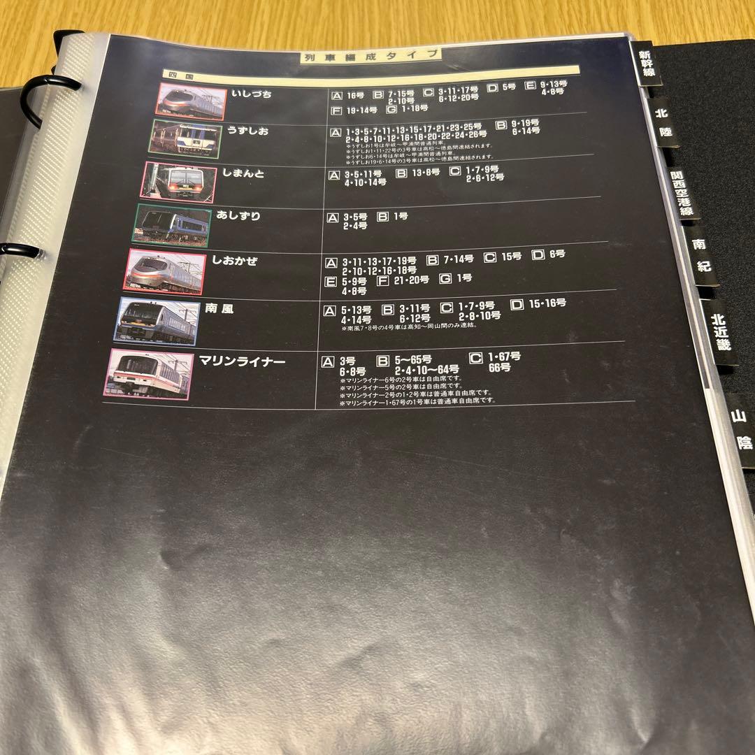 【非売品】特急列車編成表