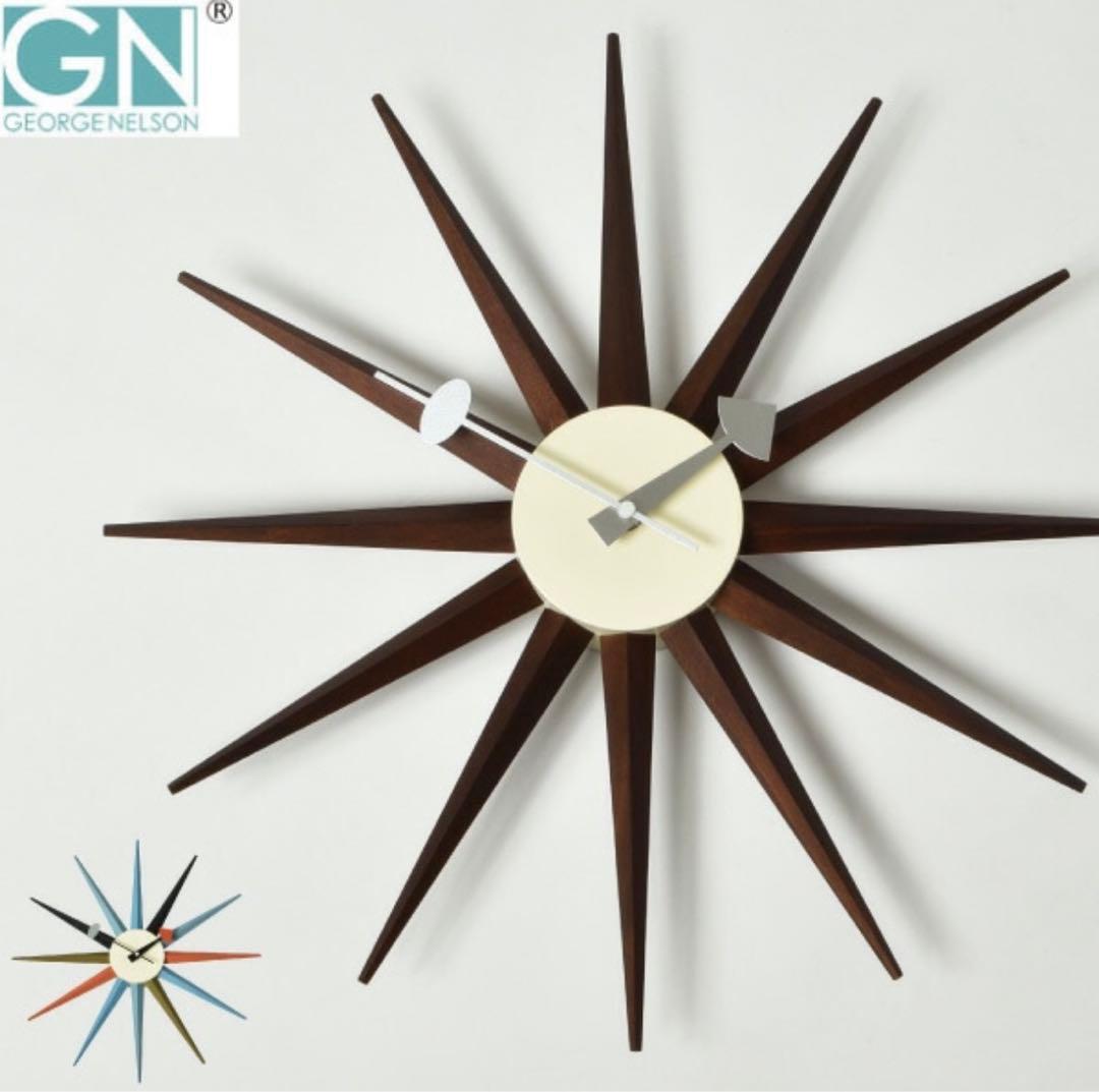 ジョージ・ネルソン サンバーストクロック リプロダクト 正規ライセンス品
