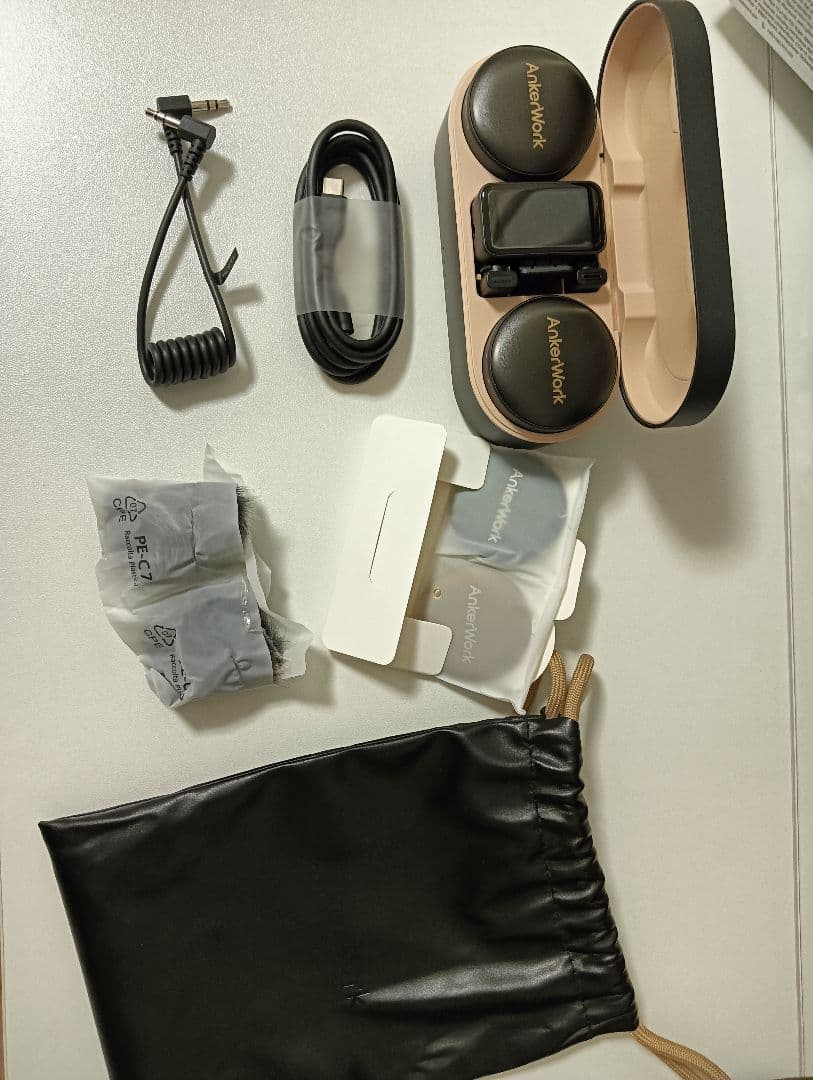 AnkerWork M650 マグネット式ワイヤレスピンマイク