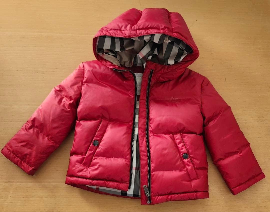 BURBERRY ダウン baby 2Y 92cm 赤