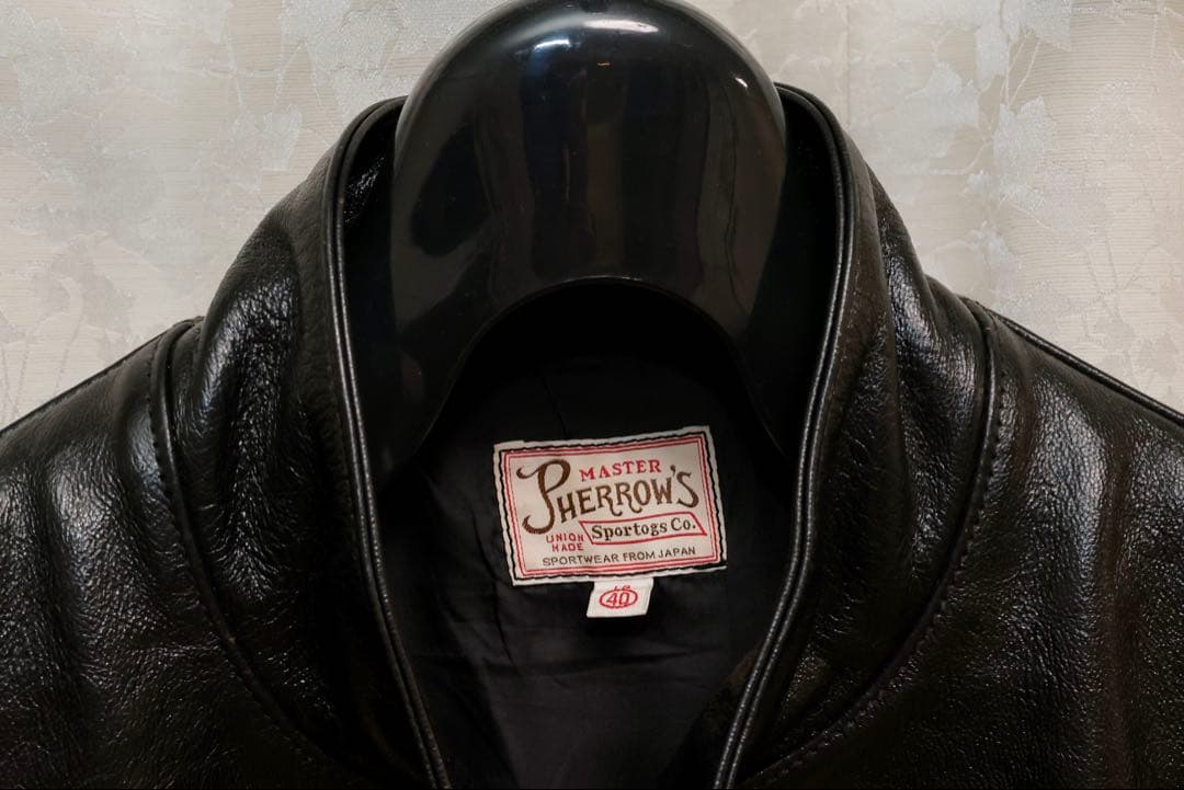 フェローズ Pherrow's ホースハイド シングルライダース SL55 40