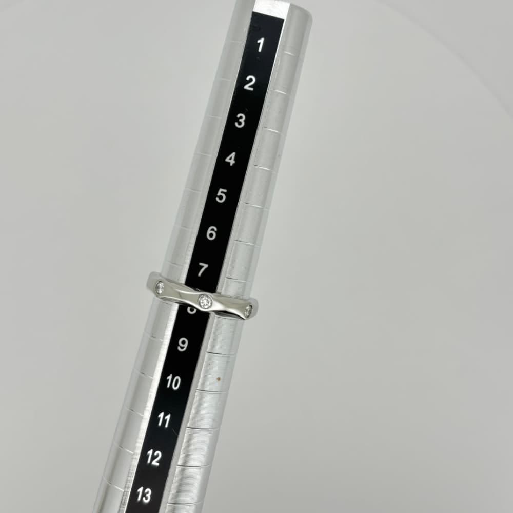 未使用級 定価49万現行品　ブルガリ インフィニート ダイヤ プラチナ リング