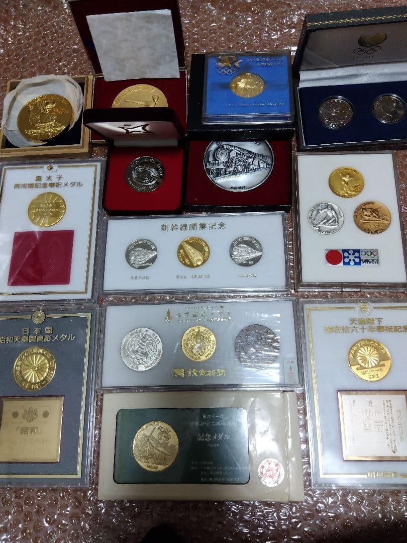 【即購入OK、転売目的OK】【記念メダルまとめ売り】天皇関係、オリンピックなど