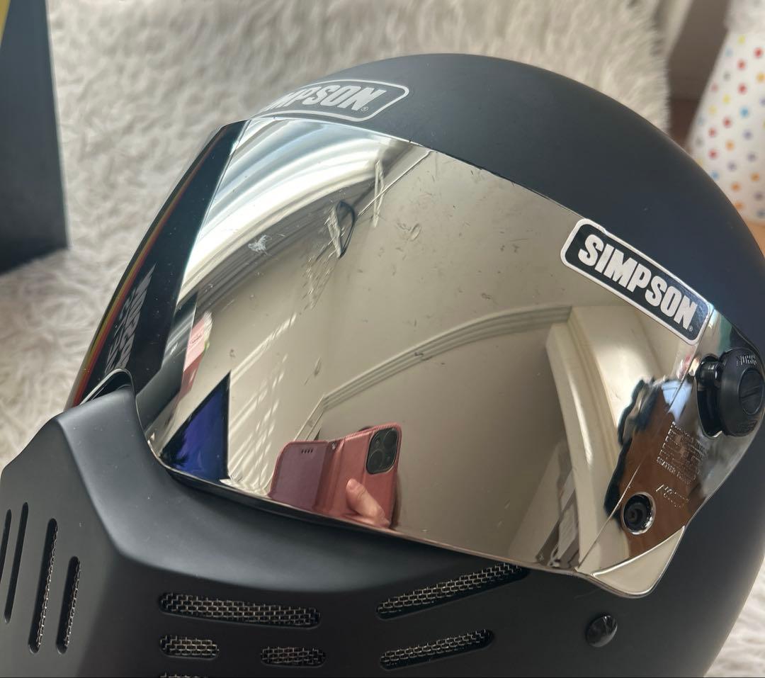 SIMPSON シンプソン ヘルメット 57cm ブラック M30 バイク用品