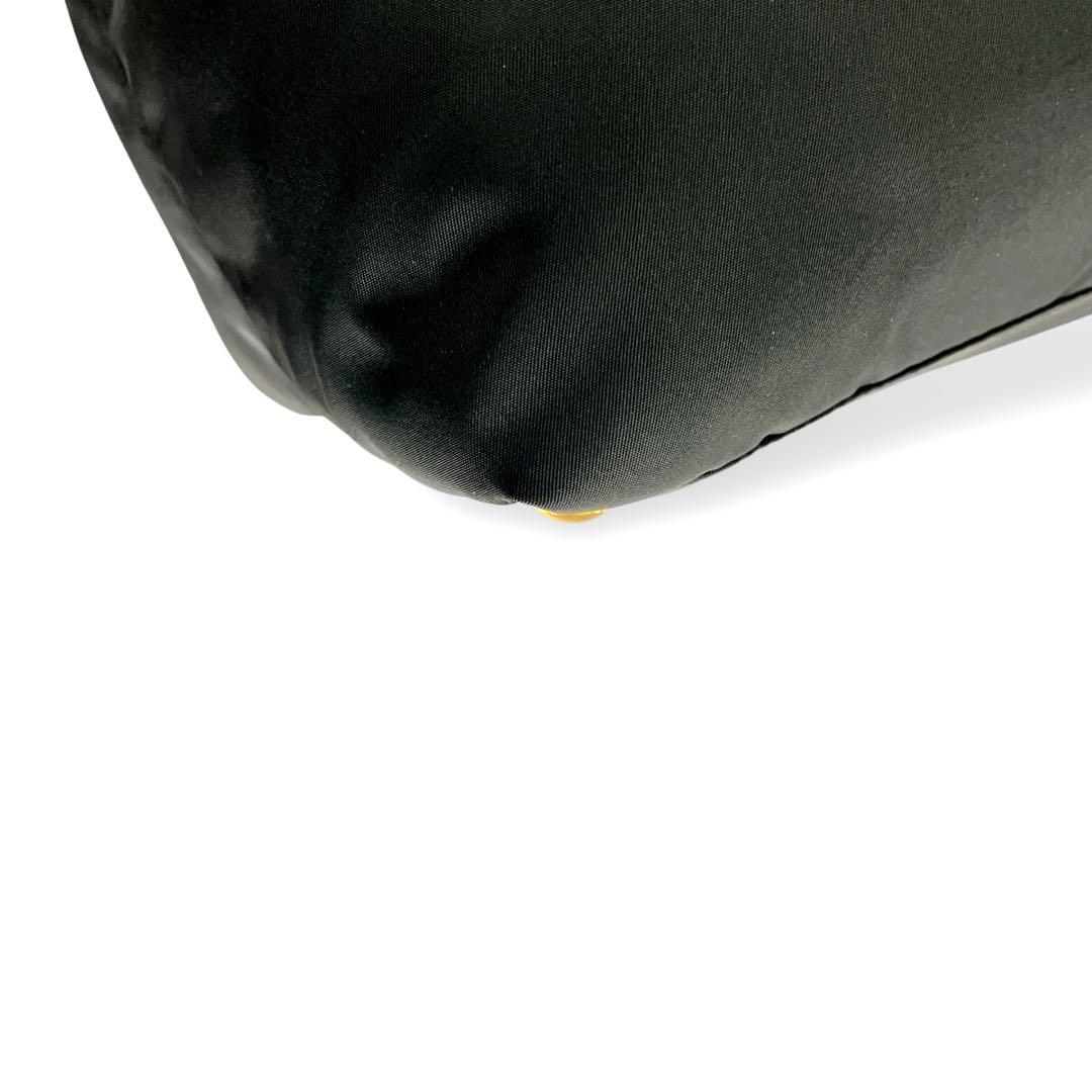 美品　プラダ　2way ショルダーバッグ　三角ロゴ　ハンドバッグ　ナイロン　黒