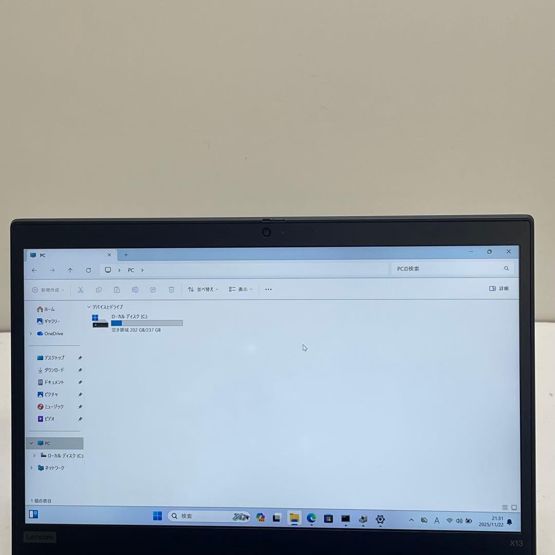 #487 レノボThinkpad X13 i7-10510U 16GB 256G