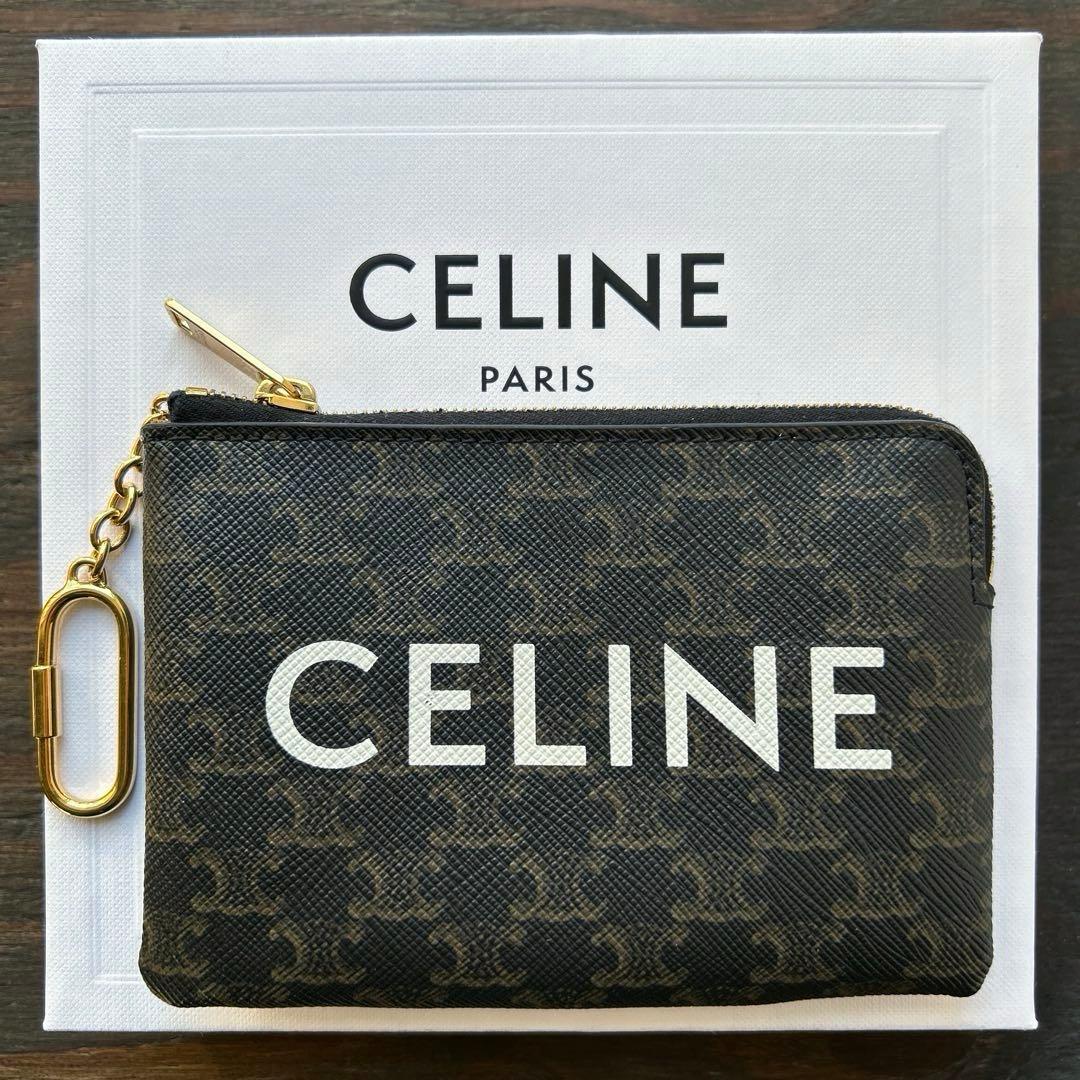CELINE プリント トリオンフキャンバス ケース カードケース