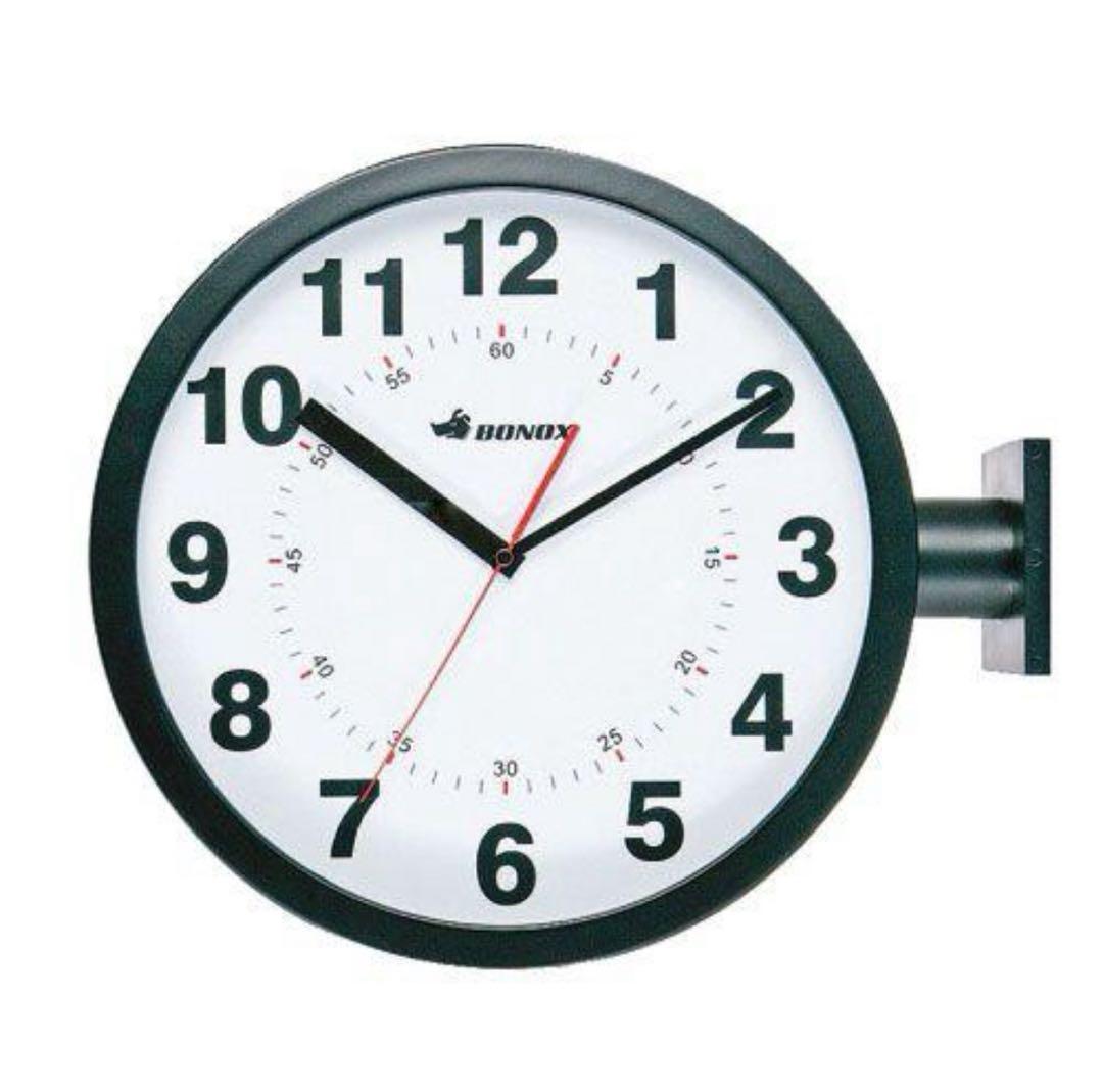 【新品未使用】DULTON ダブルフェイス時計　ブラック