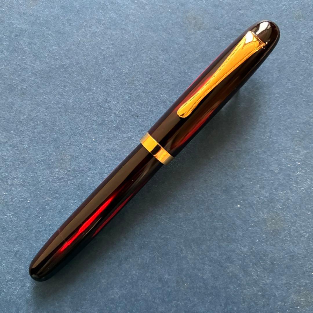 酒井栄助　兜木銀次郎　土田修一　手作り万年筆　変わり塗り