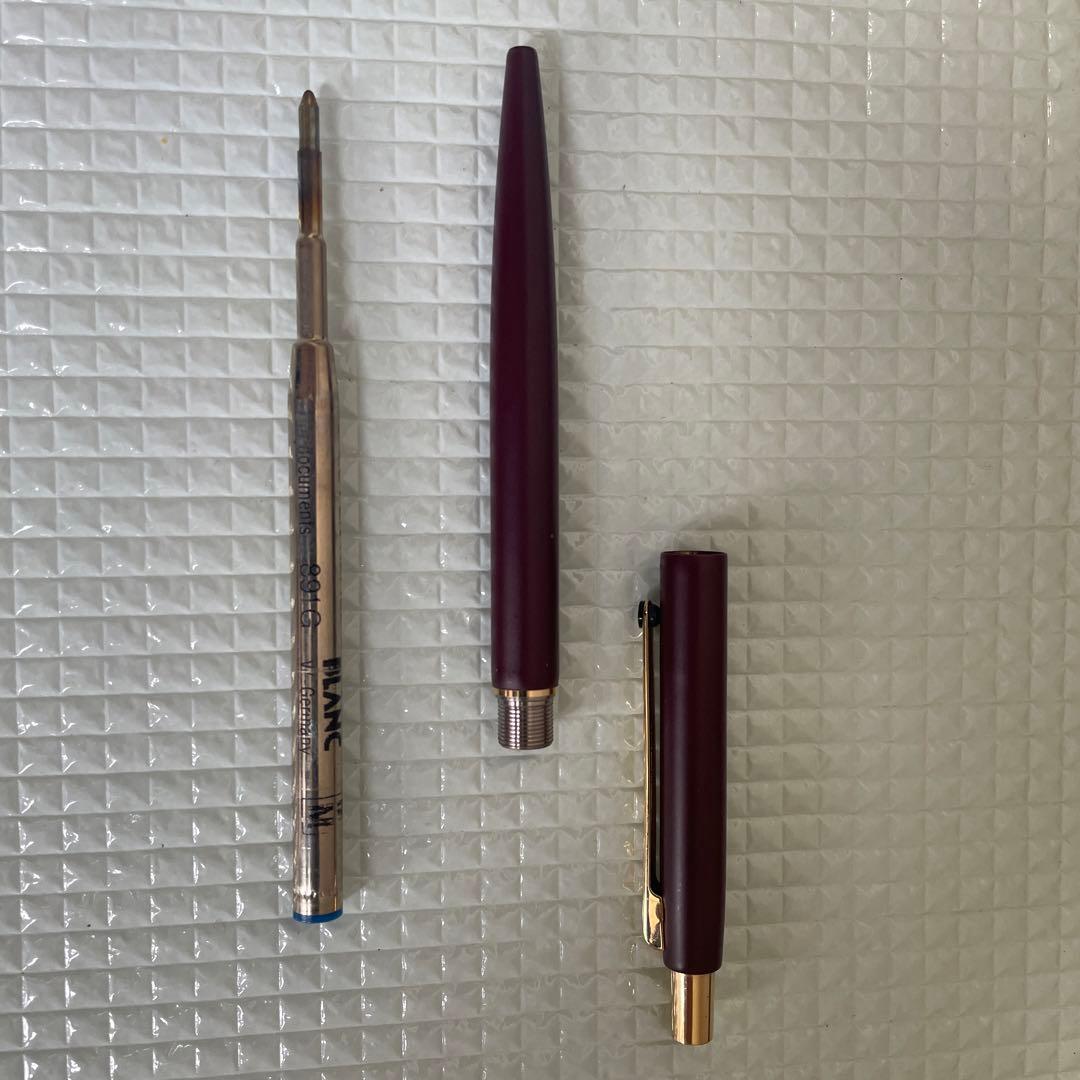 MONT BLANC 万年筆とボールペン セット バーガンディ色