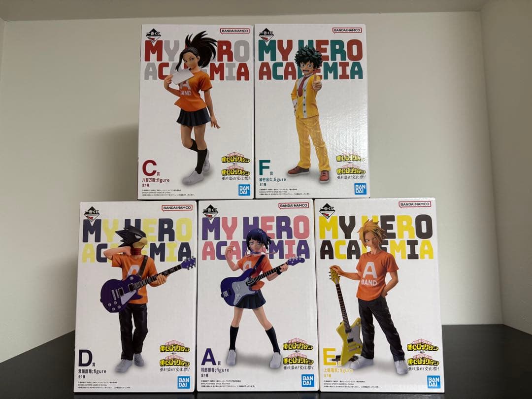 僕のヒーローアカデミア 垂れ流せ！文化祭 フィギュア 5体セット まとめ売り