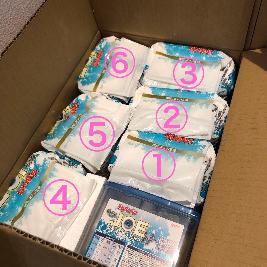 善玉バイオ洗剤ハイブリッドJOE 浄 1.3Kg 6袋＋詰替容器付き