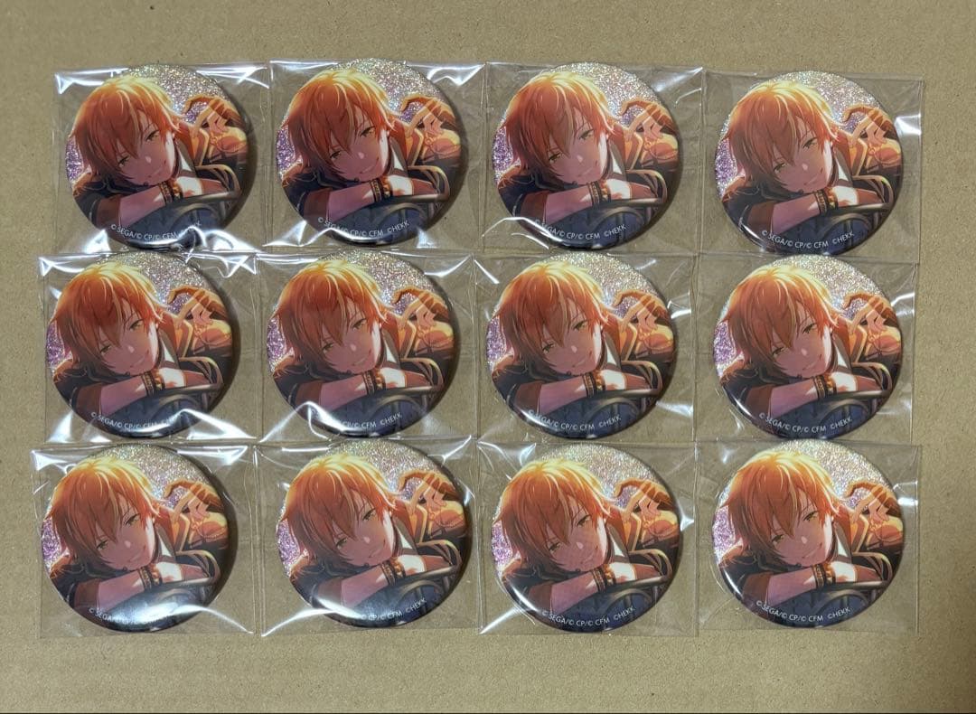 プロセカ 東雲彰人 グリッター缶バッジ あんスタコラボ 12個