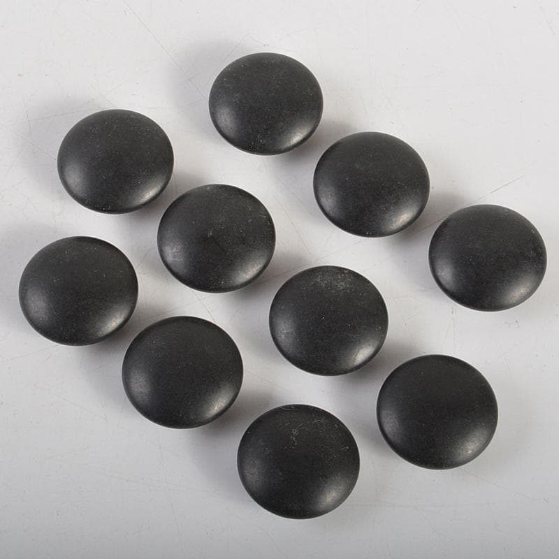 囲碁　碁石　本蛤碁石　那智黒碁石　碁笥　一套　C R7005