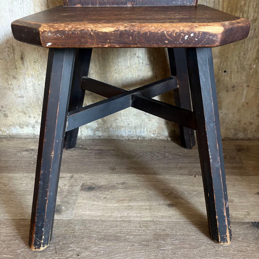 ヴィンテージ　レトロ　ミニチェア　スツール　花台