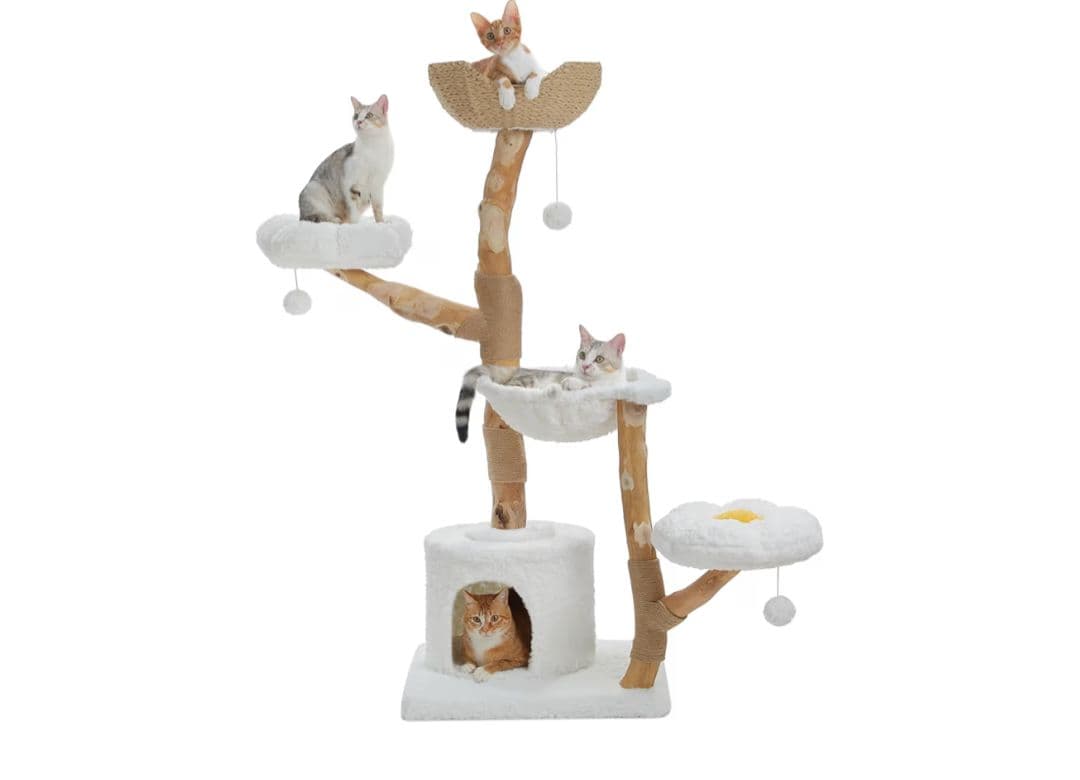 PETEPELA キャットタワー 高さ150cm