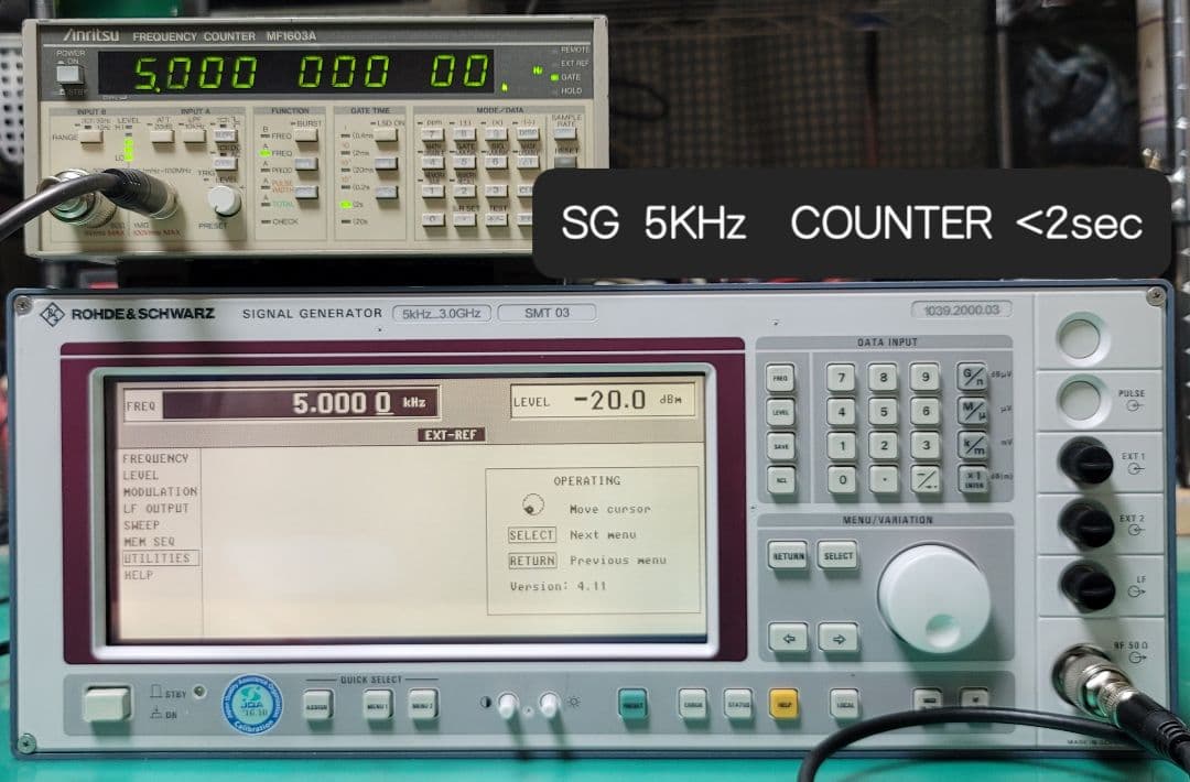 週末値引Anritsu 周波数カウンター MF1603A 0.1mHz-3GHz