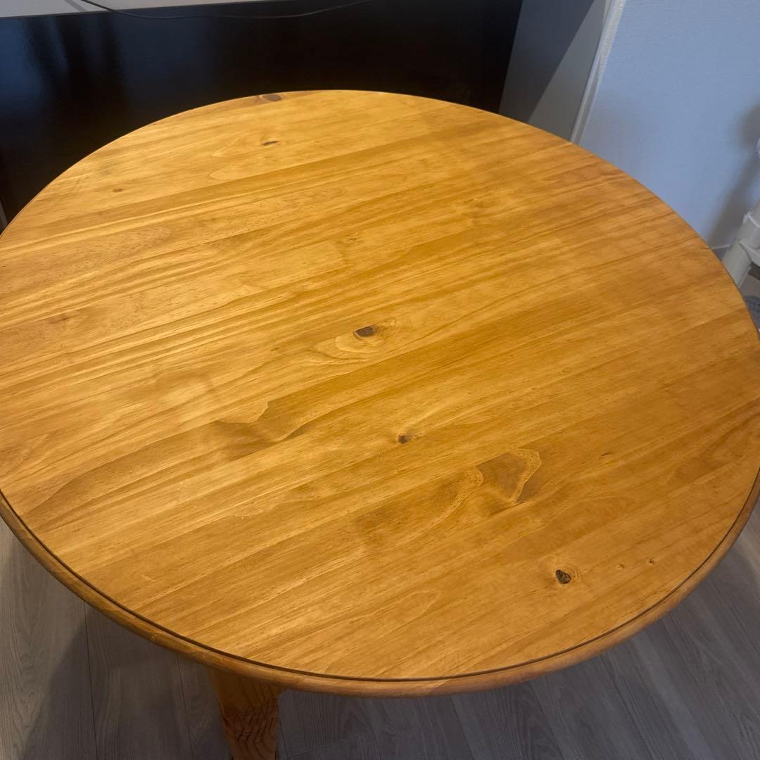 L*y様 【カントリー風】ダイニングテーブル　ラウンド　円　丸テーブル【パイン風