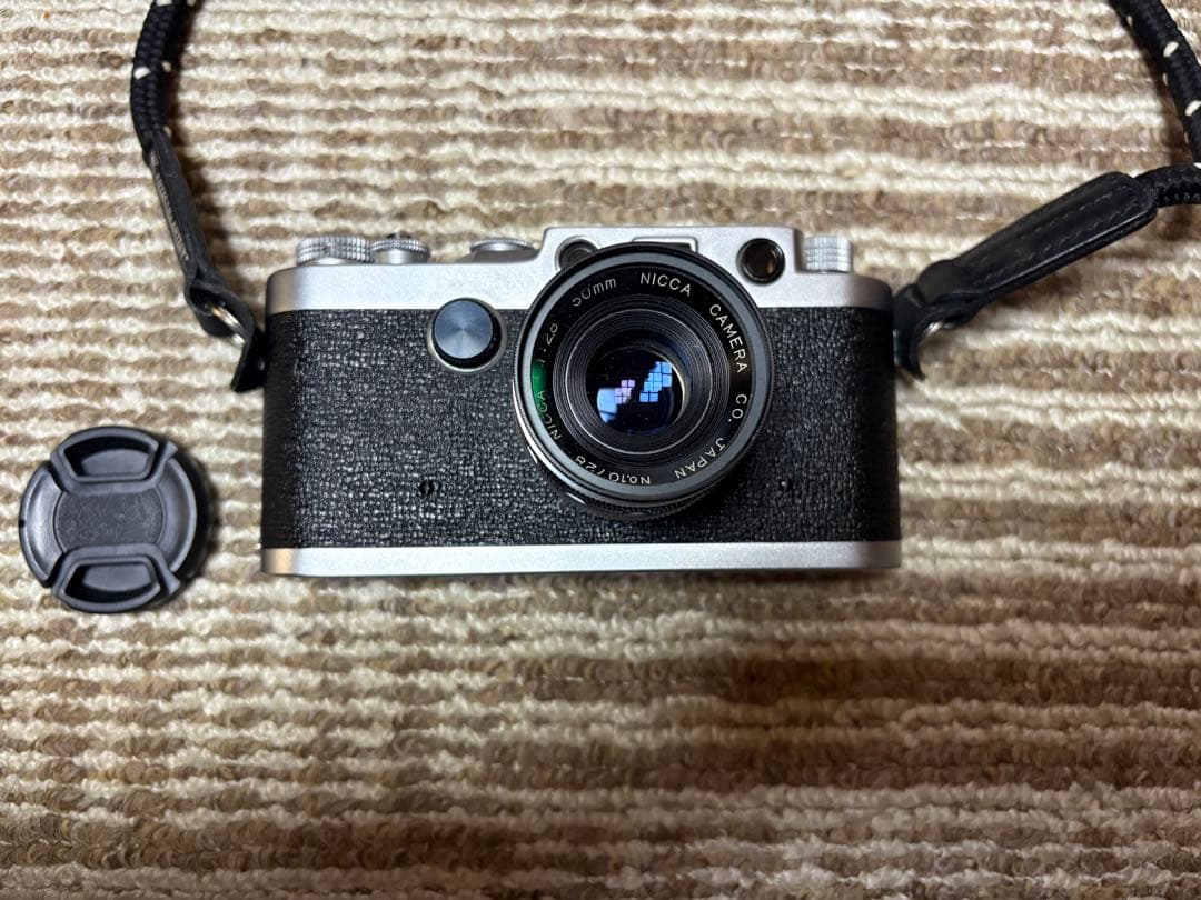 美品整備品 NICCA レンジファインダーカメラ 50mmf2.8レンズ付き