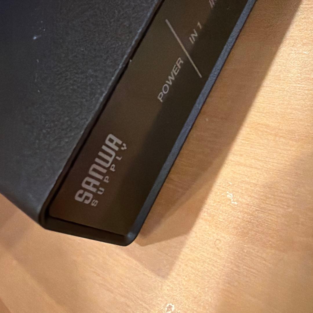 サンワサプライ　HDMI4入力2出力マトリックス切替器SW-HDR42H