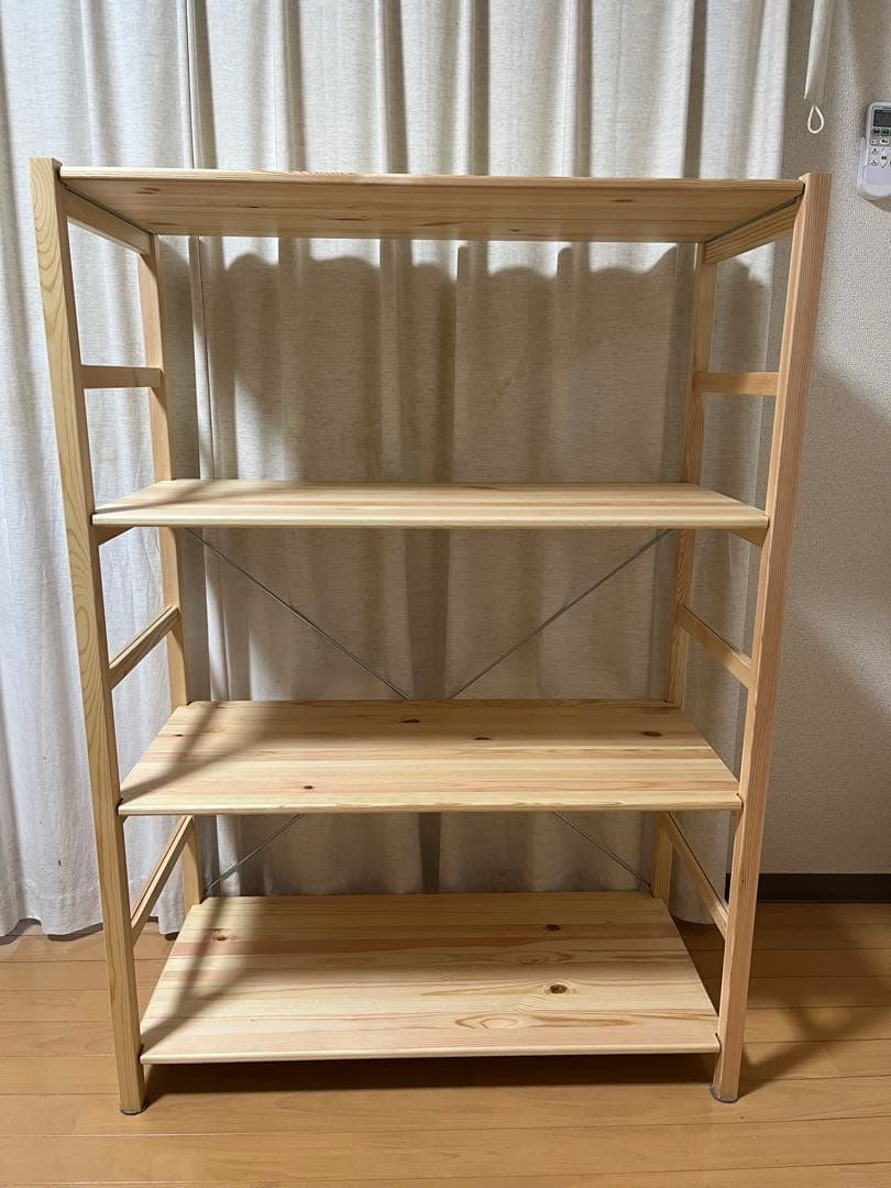 無印良品　パイン材ユニットシェルフ　86cm幅