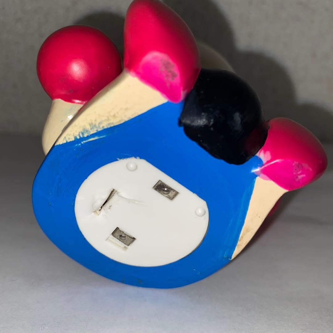 ボンバーマン　てのりサウンドマスコット　1999 白ボン　ソフビ