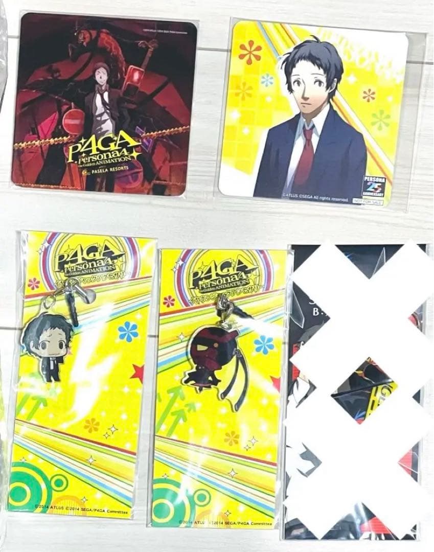 ペルソナ4 足立透　グッズまとめ売り　コースター　ストラップ