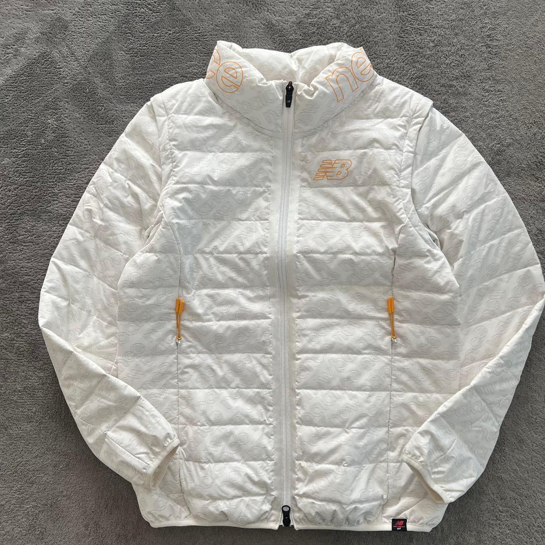 NEW BALANCE GOLF ニューバランスゴルフ　ダウンジャケット　総柄