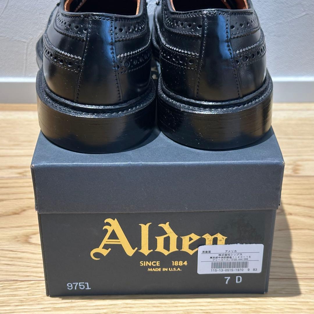 【ダル】Alden オールデン コードバン ロングウィングチップ 9751
