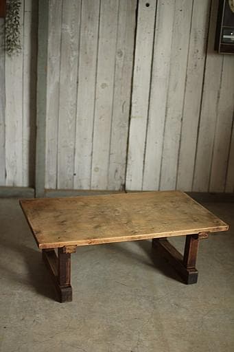 明治期　味のある木製のテーブル