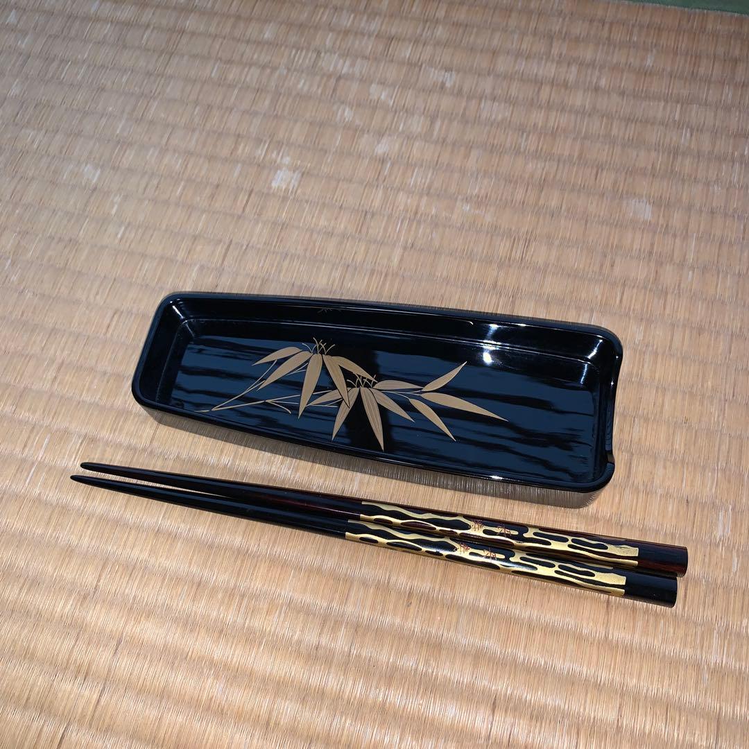 輪島塗　松竹梅蒔絵　屠蘇器