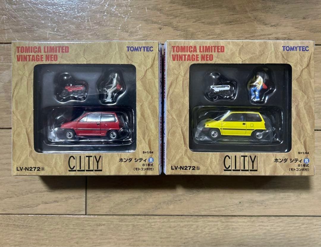 トミカ LV-N272a LV-N272b 2台セット ホンダ シティ