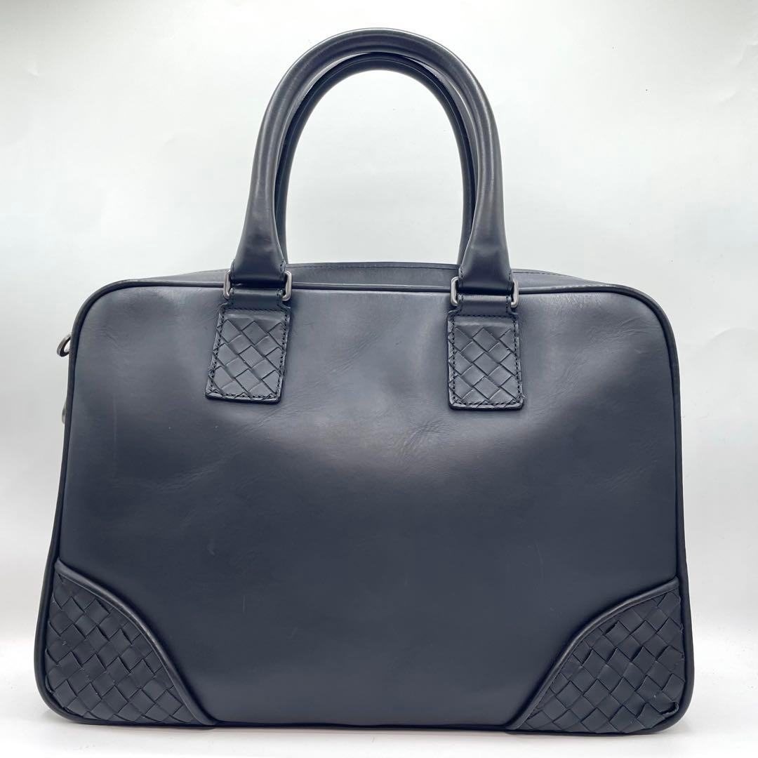 専用！　ボッテガヴェネタ　2way ビジネスバッグ　レザー　イントレチャート　黒