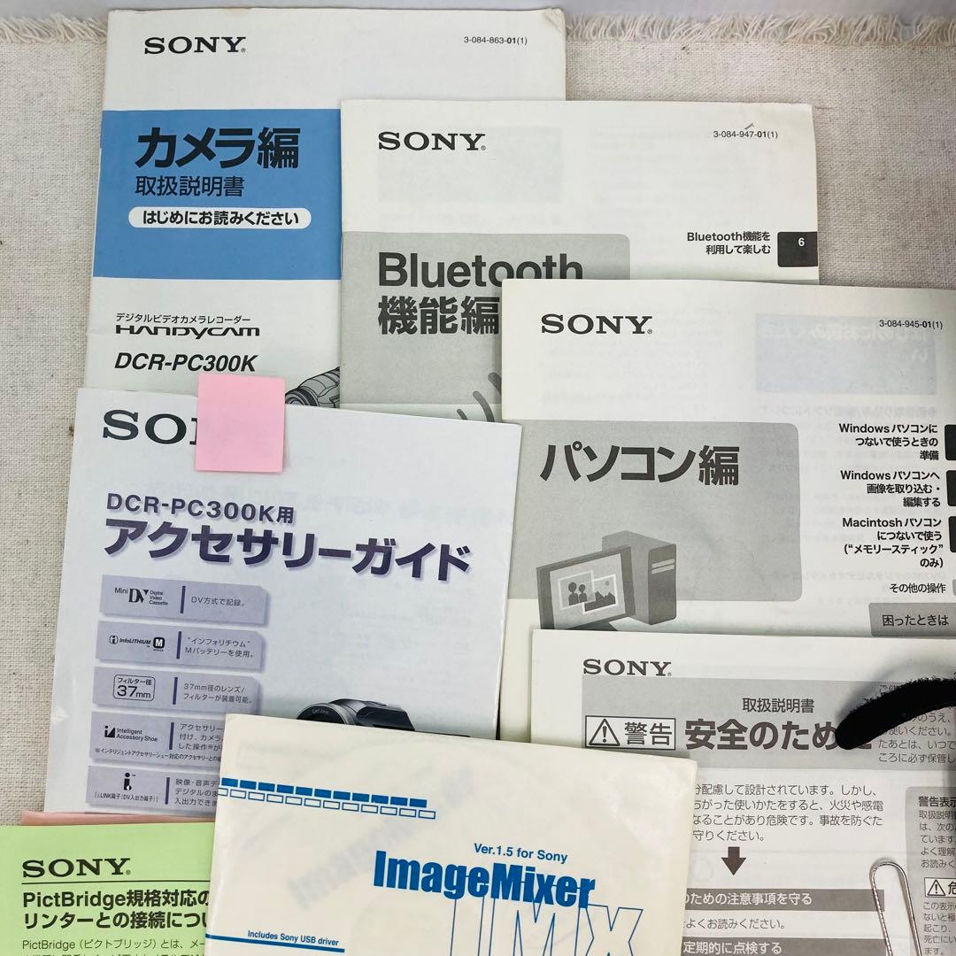 通電確認済 SONY 箱有 ソニー ビデオカメラ DCR-PC300 て10