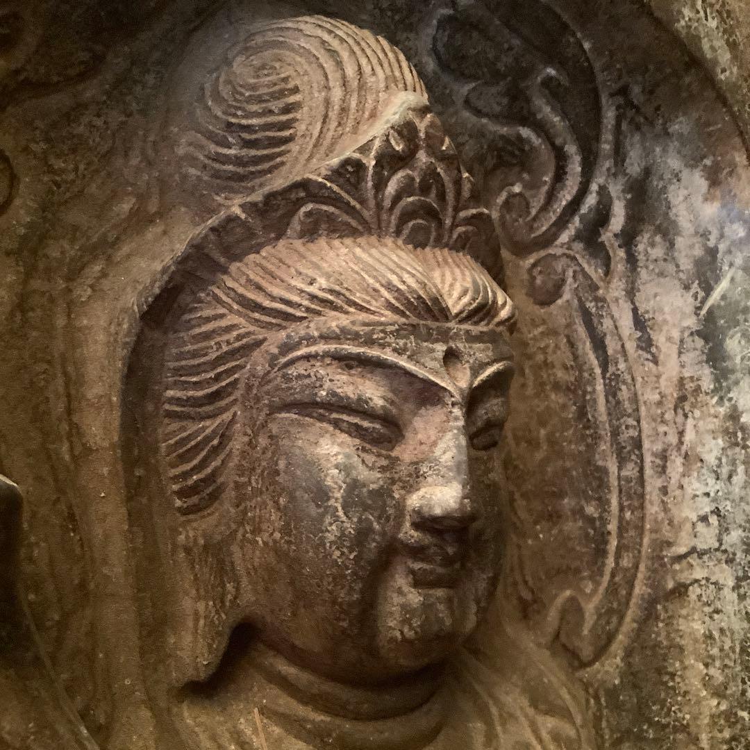 ガ(賀)様売約keep…中国初唐・末期「名品・石仏龕」南北朝時代・大乗仏教寺院