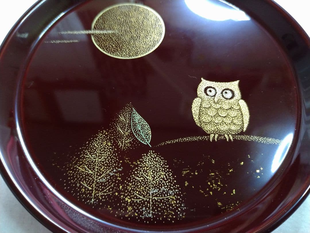 輪島塗沈金「多用皿6枚組」