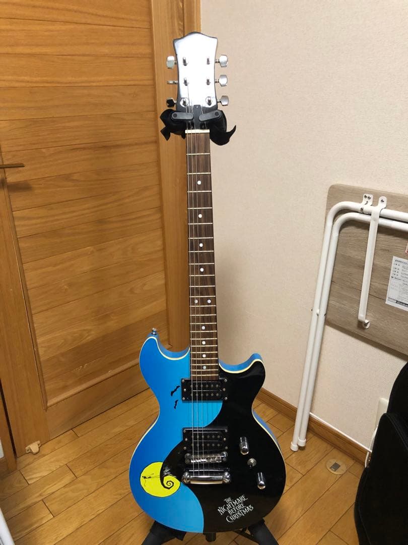 Disney エレキギター 青/黒